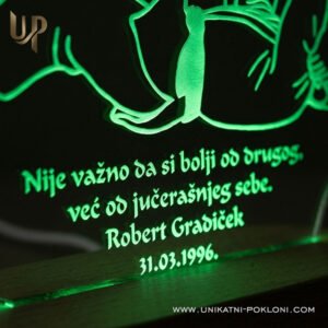 JUDO - ambijentalna LED lampa - Unikatni Pokloni Poklon za malog judaša