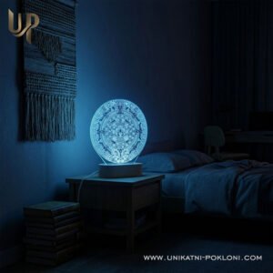Astečki kalendar - noćna LED lampa - Unikatni Pokloni astečki bog kalendar