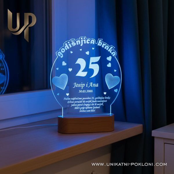 dar za 25 godišnjicu braka