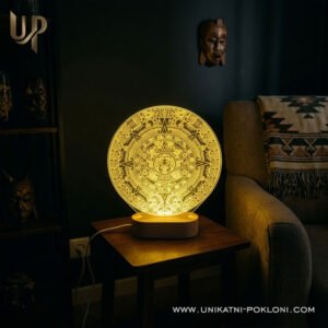 Astečki kalendar - noćna LED lampa - Unikatni Pokloni drevni kalendar