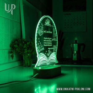 Pokloni učiteljicama - Personalizirana LED lampa 16 lampa za učiteljicu