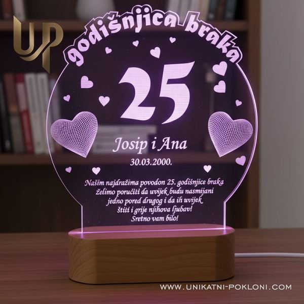 originalni poklon za 25 godišnjicu braka