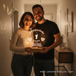 Personalizirana LED lampa - Poklon za 1. godišnjicu braka 24 originalni pokloni za godišnjice