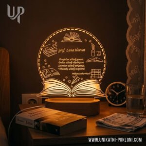 Pokloni učiteljicama - Personalizirana LED lampa 20 poklon za kraj nastavne godine