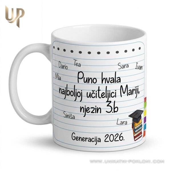 poklon-za-profesoricu Poklon za profesoricu - Unikatna keramička šalica - personalizirani poklon