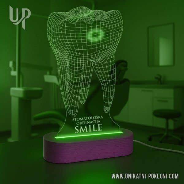 Zub - LED lampa 5 poklon za zubara led lampa