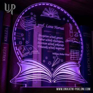 Pokloni učiteljicama - Personalizirana LED lampa 15 super poklon za učiteljicu