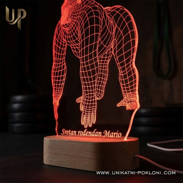 Gorila LED lampa - Personalizirana LED lampa - Unikatni Pokloni Gorila LED lampa - personalizirani pokloni