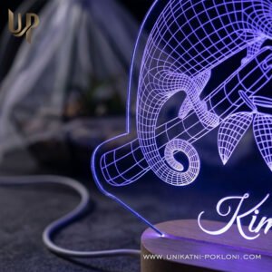 Kameleon - LED lampa - Unikatni Pokloni Poklon za ljubitelja kameleona - personalizirani pokloni