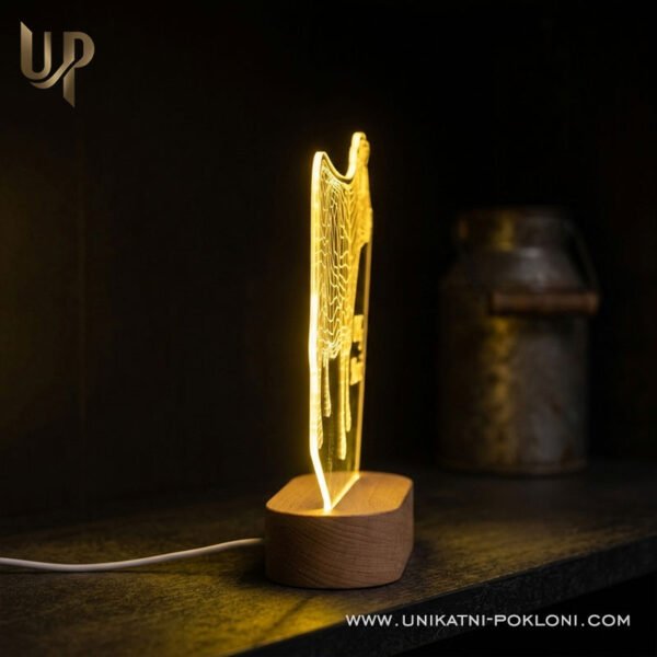 LED lampa krava