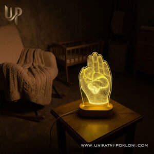 Beba na dlanu LED lampa - Unikatni Pokloni poklon za buduće mame - personalizirani pokloni