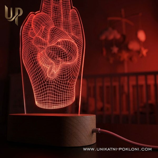Beba na dlanu LED lampa - Unikatni Pokloni što pokloniti trudnici