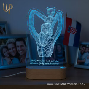 Poklon za dan očeva - Personalizirana LED lampa 13 super poklon za super tatu