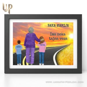 Poklon baki za rođendan - Poklon okvir za baku