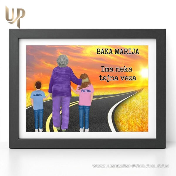 Poklon-baki-za-rodendan Poklon baki za rođendan - Poklon okvir za baku - personalizirani poklon