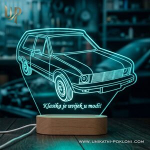 Personalizirana LED lampa - Ambijentalna lampa sa slikom vašeg auta - Unikatni Pokloni Personalizirana LED lampa - Ambijentalna lampa sa slikom vašeg auta - Slika 4