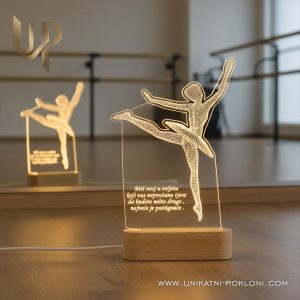 Personalizirana LED lampa - Balerina 20 Balet pokloni