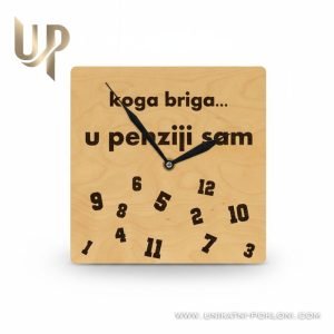 Personalizirani drveni sat - "Penzionerski" sat - poklon za odlazak u mirovinu 25 Personalizirani drveni sat - "Penzionerski" sat - poklon za odlazak u mirovinu - Slika 9