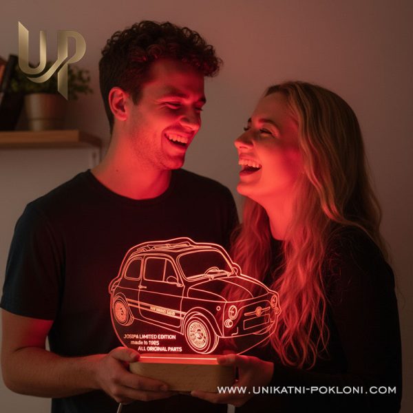 Personalizirana LED lampa - Fićo 6 LED LAMPA FICO Abarth 5