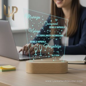 Personalizirana LED lampa - Poklon za kolegicu 15 Originalni poklon za kolegicu