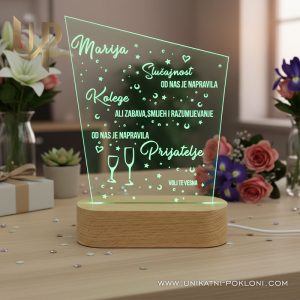 Personalizirana LED lampa - Poklon za kolegicu 17 Poklon za kolegice