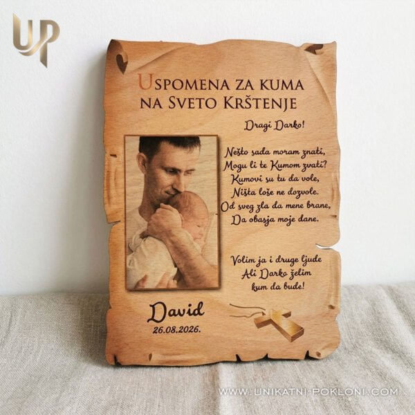 Poklon za kumove na krštenju