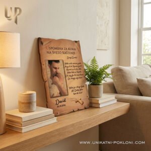 Poklon za kumu i kuma na krštenju