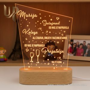 Personalizirana LED lampa - Poklon za kolegicu 18 Pokloni za kolegicu