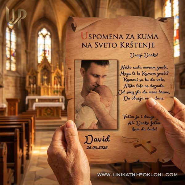 Što pokloniti kumovima na krštenju