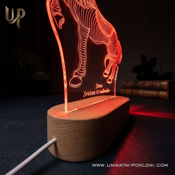 Uređenje dječje sobe - Lampa konjić