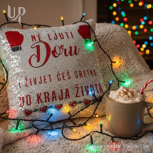 Personalizirani jastuk - Ne ljuti JASTUK 12 jastuk za božićni poklon