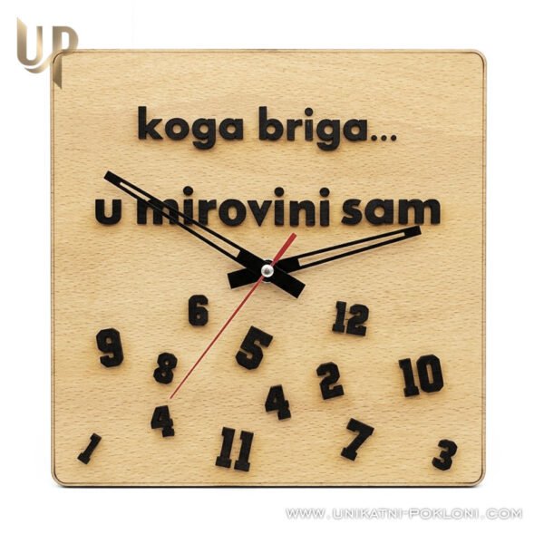 penzionerski sat - personalizirani pokloni za mirovinu