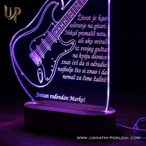 personalizirani poklon za ljubitelje električne gitare