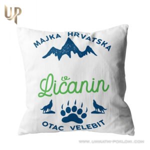 Personalizirani jastuk Lika - Poklon za Ličane 5 Personalizirani jastuk Lika - Poklon za Ličane - Slika 1