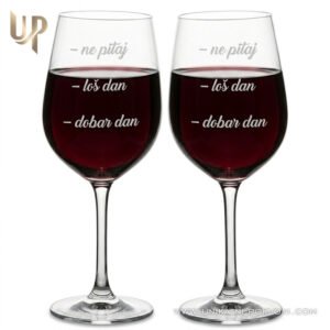 Dobar dan - Personalizirana čaša za vino