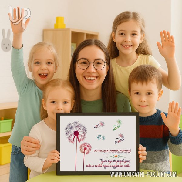 Poklon za učiteljice i odgajateljice - Originalan dar za razrednicu 1 poklon za uciteljice i dgajateljice