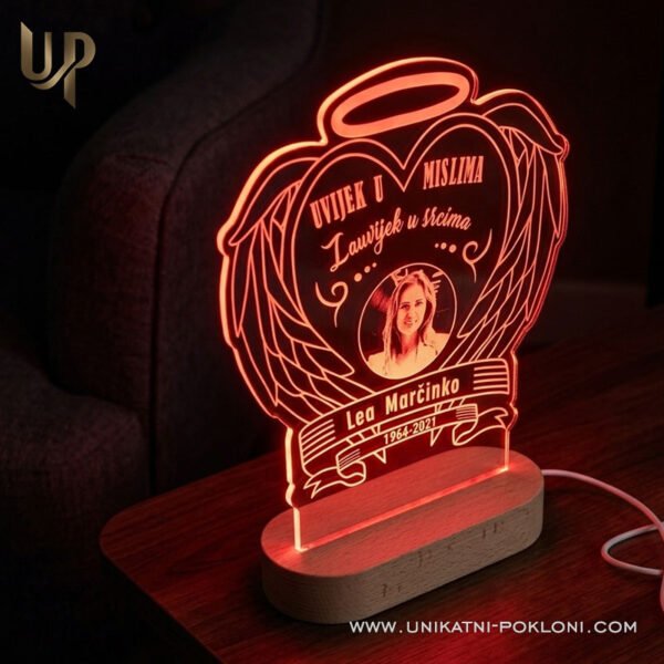 Spomen LED lampa