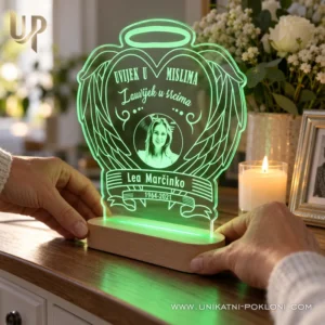 Uspomena na preminulu osobu - LED lampa sjećanja