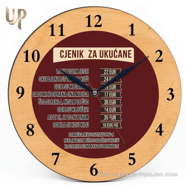 poklon-za-ukucane Sat CJENIK - Poklon za ukućane - personalizirani poklon