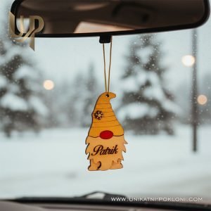 Božićne personalizirane kuglice za borove