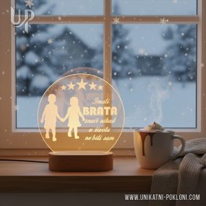 Personalizirana LED lampa - Poklon za brata 19 Personalizirana LED lampa - Poklon za brata - Slika 5