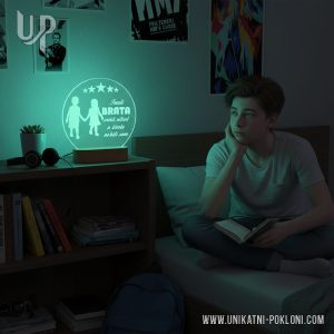 Personalizirana LED lampa - Poklon za brata 26 moj poklon za mog brata