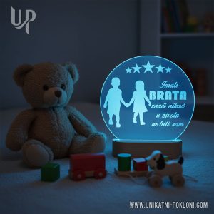 Personalizirana LED lampa - Poklon za brata 20 pokloni za brata