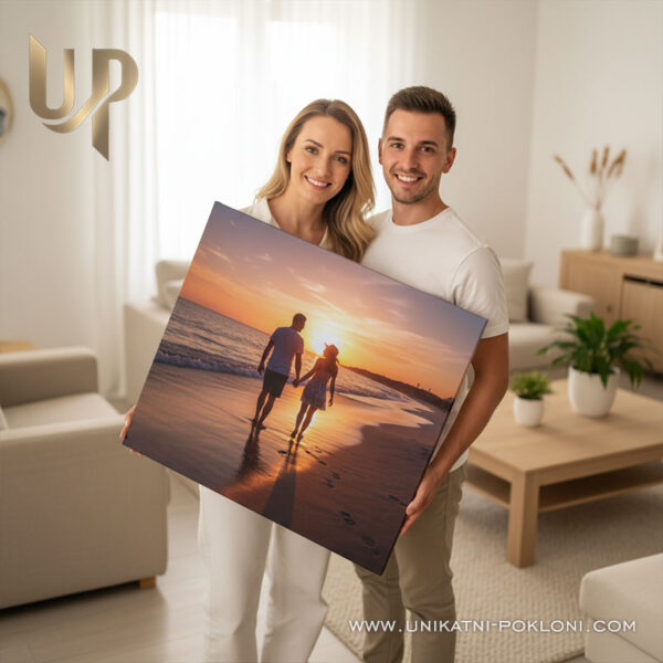 Najbolji tata - slika na platnu 4 slika na platnu - unikatan poklon