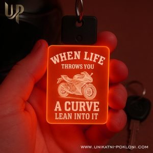 Personalizirani svijetleći privjesak za auto ključeve - Slika 8