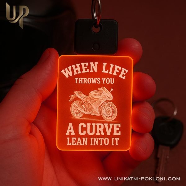 motoristicki svjetleci privjesak 7 boja