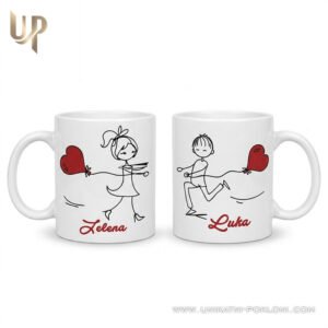Originalan poklon za Valentinovo - Personalizirane keramičke šalice