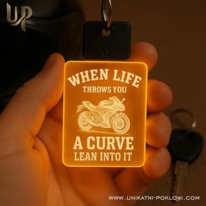 Personalizirani svijetleći privjesak za auto ključeve - Slika 3