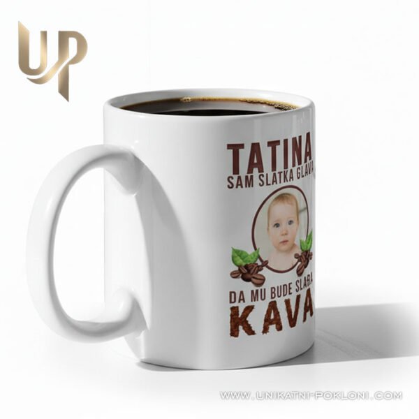 Poklon za moga tatu - Personalizirana keramička šalica 4 povoljan poklon za dan očeva