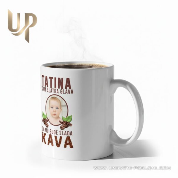 Poklon za moga tatu - Personalizirana keramička šalica 3 super poklon za tatu